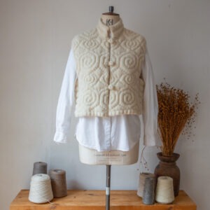 Fiona Handcrafted Neolithic-Inspired Sustainable Quilted Gilet