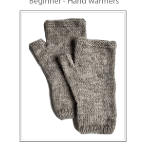 Hand Knitting Pattern - Beginners hand-warmers - Digital Copy