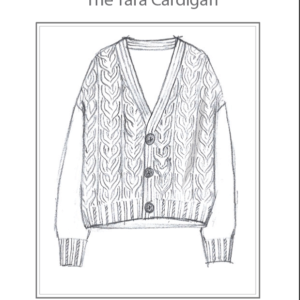 Hand knitting pattern - Tara Cardigan - Aran weight