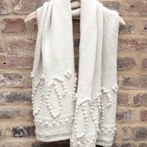Malvina Shawl | Ethical Handmade Wool Knit Traditional Design