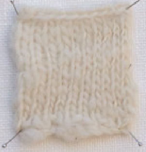 North Country Cheviot wool swatch
